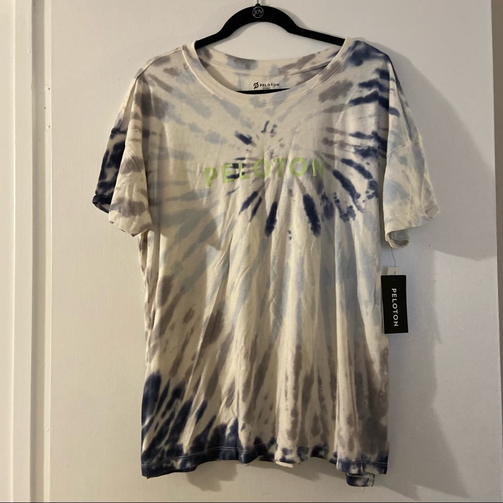Peloton Tie Dye Short Sleeve T Shirt XXL NWT